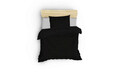 Lenjerie de pat pentru o persoana Single XL (DE), Elegant - Black, Cotton Box, Bumbac Satinat