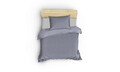 Lenjerie de pat pentru o persoana Single XL (DE), Elegant - Grey, Cotton Box, Bumbac Satinat