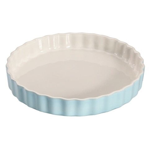 Forma rotunda pentru copt, Kuchenprofi, 28 cm Ø, ceramica, bleu