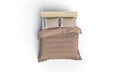 Lenjerie de pat dubla Super King (EU) (IT), L'essentiel Maison, Plain, Nurca / Crema