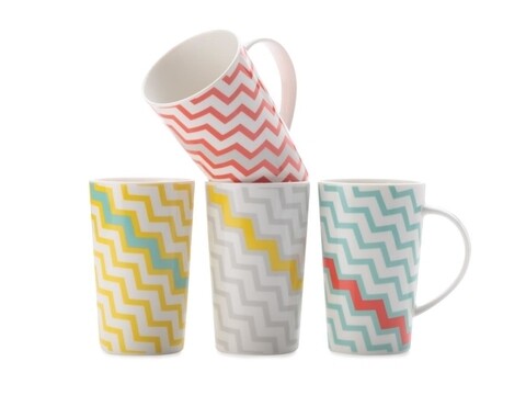 Set 4 cani Colour Bold, Maxwell & Williams, 420 ml, portelan, multicolor