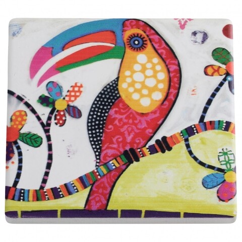 Suport pentru pahare, Maxwell & Williams, Smile Style Tango, 9x9 cm, pluta ceramica