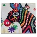 Suport pentru pahare, Maxwell & Williams, Smile Style Stripes, 9x9 cm, pluta ceramica