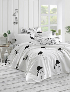 160x235 cm, Alb;Negru