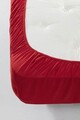 Set de pat dublu 3 piese, Fresh Color - Red, EnLora Home, Bumbac Ranforce