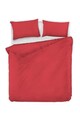 Lenjerie de pat dubla 3 piese, Fresh Color - Red, EnLora Home, Bumbac Ranforce