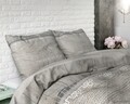 Lenjerie de pat pentru doua persoane, Royal Textile, Dreamhouse Like Home Taupe, 3 piese, 100% bumbac, gri