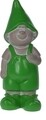 Pitic de gradina Boy, 16 x 13 x 38 cm, portelan, verde