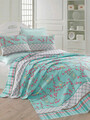 Cuvertura pique Single, Birdcage - Turquoise, Eponj Home, Bumbac