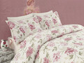 Lenjerie de pat pentru o persoana, L'essentiel Maison, Care, Pink / Cream / Green