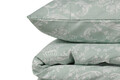 Lenjerie de pat pentru o persoana, L'essentiel Maison, Pure, Sea Green / White