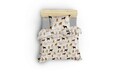 Lenjerie de pat pentru o persoana (FR), 2 piese, Havhav - Cream, Eponj Home, 65% bumbac/35% poliester