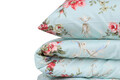Lenjerie de pat pentru o persoana Single XXL (DE), 2 piese, Alanur - Mint, Eponj Home, 65% bumbac/35% poliester