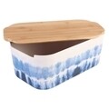 Cutie pentru paine Design, 41 x 20 x 15 cm, melamina, albastru/alb
