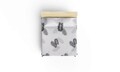 Cuvertura matlasata dubla (EU) (IT), Pipong - White, Grey, Mjolnir, Bumbac