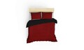 Lenjerie de pat dubla King (EU) (ES), Çift Yönlü - Claret Red, Black, Mjolnir, Bumbac Ranforce