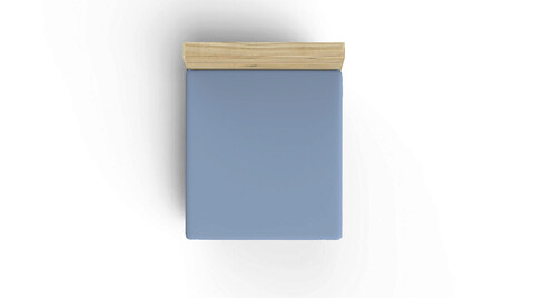 Cearceaf cu elastic pentru o persoana (IT) (ES), Blue, Patik, Bumbac