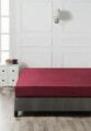 Cearceaf cu elastic pat dublu (IT), L'essentiel Maison, Maroon, Maro