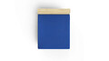 Cearceaf cu elastic pentru o persoana (FR), De Dark Blue, Patik, Bumbac Satinat