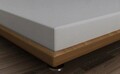 Cearceaf cu elastic pentru o persoana (FR), De Dark Grey, Patik, Bumbac Satinat