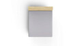 Cearceaf cu elastic pentru o persoana (FR), De Light Grey, Patik, Bumbac Satinat