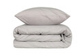 Lenjerie de pat pentru o persoana (FR), Light Grey, Patik, Bumbac Ranforce