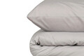 Lenjerie de pat pentru o persoana (FR), Light Grey, Patik, Bumbac Ranforce