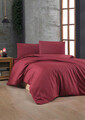 Lenjerie de pat pentru o persoana (EU) (IT), L'essentiel Maison, Maroon v2, Maro