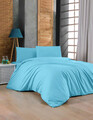 Lenjerie de pat pentru o persoana (EU) (IT), L'essentiel Maison, Turquoise, Turcoaz