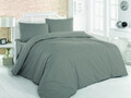 Lenjerie de pat pentru o persoana Single XL (DE), L'essentiel Maison, Dark Grey, Gri inchis