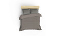 Lenjerie de pat dubla King (EU) (ES), L'essentiel Maison, Dark Grey, Gri inchis