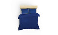 Lenjerie de pat dubla Super King (EU) (IT), L'essentiel Maison, Dark Blue, Albastru inchis