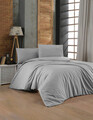 Lenjerie de pat dubla Super King (EU) (IT), L'essentiel Maison, Light Grey, Gri deschis