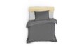 Lenjerie de pat pentru o persoana (FR), L'essentiel Maison, De Dark Grey, Gri inchis