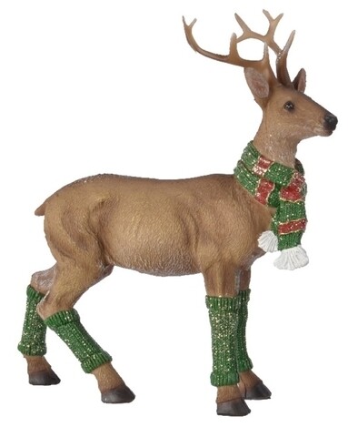 Decoratiune Knitted scarf and sock, Decoris, poliamida, multicolor