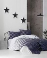 Lenjerie de pat dubla, Puanline - Dark Blue, Pearl Home, Bumbac Ranforce