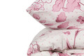 Lenjerie de pat pentru o persoana (FR), Sudenaz - Pink, Pearl Home, Bumbac Ranforce