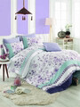 Lenjerie de pat pentru o persoana (EU) (IT), Sudenaz - Lilac, Pearl Home, Bumbac Ranforce