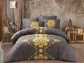 Lenjerie de pat pentru o persoana Single XL (DE), L'essentiel Maison, Saltanat, Gri / Galben