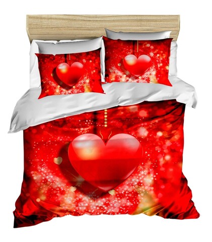 Lenjerie de pat dubla 3 piese, L'essentiel Maison, 159, Multicolor