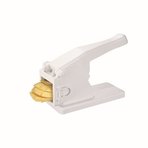 Aparat pentru taiat cartofi Handy, Tescoma, 14 x 26 cm, plastic/inox, bej