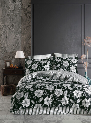 Lenjerie de pat dubla, L'essentiel Maison, Hakkı, Verde galben