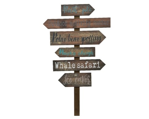 Decoratiune Sign, Decoris, lemn , multicolor