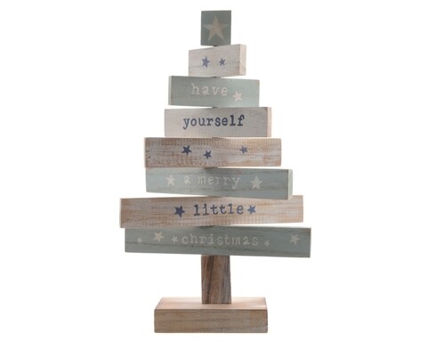 Decoratiune Tree, Decoris, 20x6x35 cm, multicolor