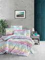 Lenjerie de pat pentru o persoana, L'essentiel Maison, Vals, White / Pink / Purple / Mint / Green / Orange