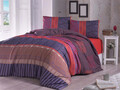 Lenjerie de pat pentru o persoana (DE), 2 piese, L'essentiel Maison, İrem Poly, Purple / Orange / Grey / Black / Claret Red