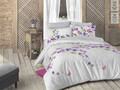 Lenjerie de pat pentru o persoana (BL), L'essentiel Maison, Scalie, Alb / Mov / Roz / Verde
