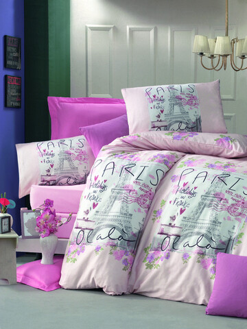 Lenjerie de pat dubla (DE), Holiday, Victoria, Bumbac Ranforce