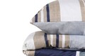 Lenjerie de pat dubla Super King (US) (ES), L'essentiel Maison, Savoy, Albastru / Alb / Gri