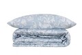 Lenjerie de pat pentru o persoana Single XL (DE), L'essentiel Maison, Verano, Albastru/Alb